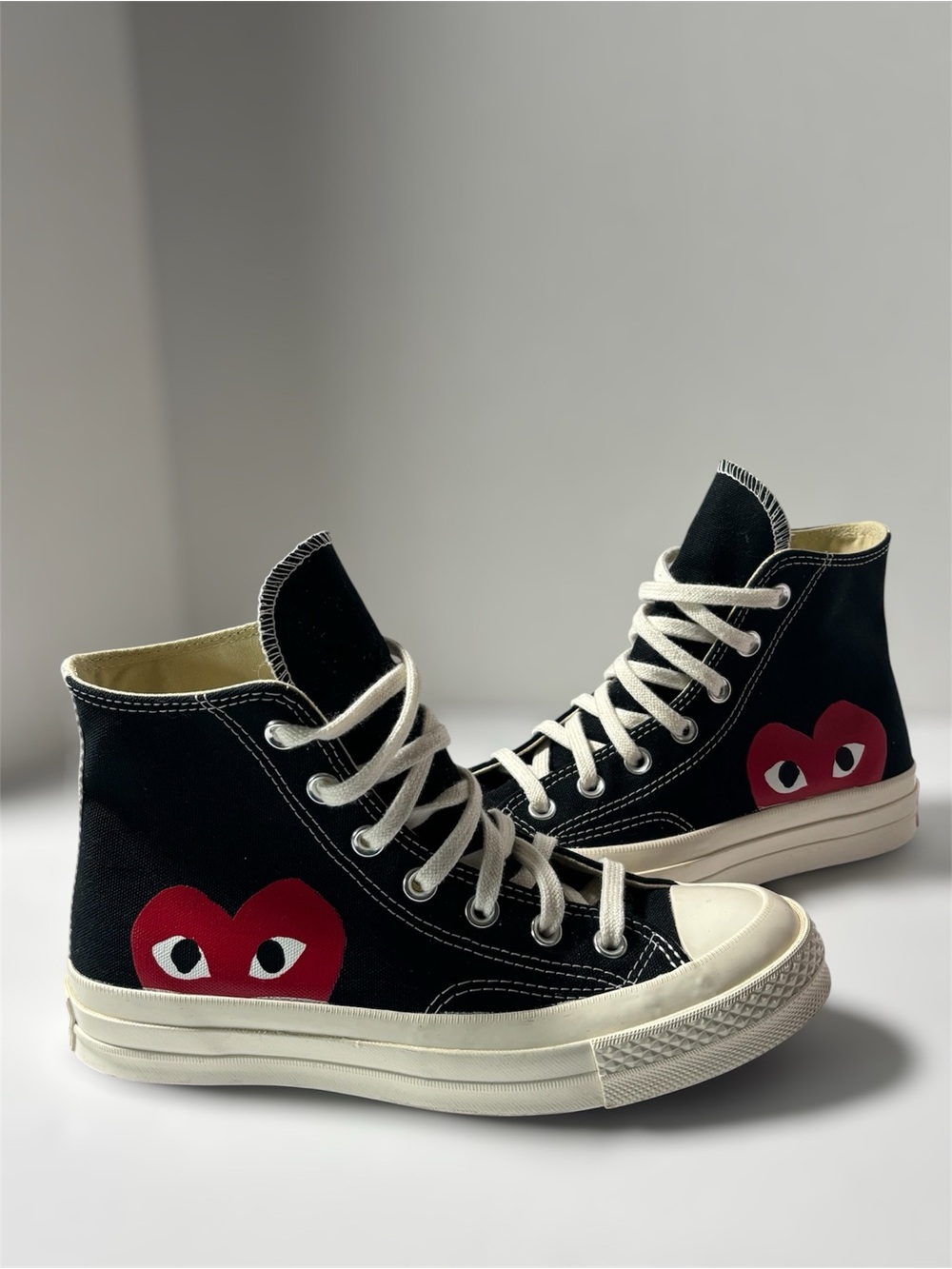 Converse Comme Des Garçons Play Black High-Top Sneakers